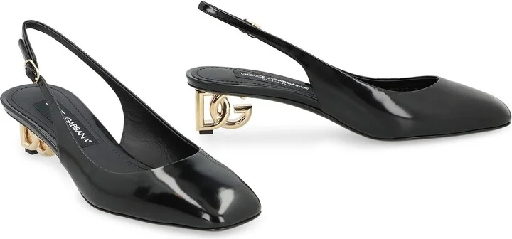 Dolce & Gabbana Patent Leather Slingback Pumps - Image 3