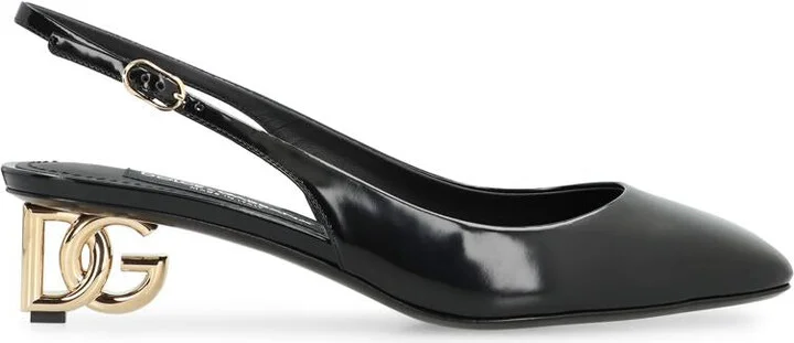 Dolce & Gabbana Patent Leather Slingback Pumps