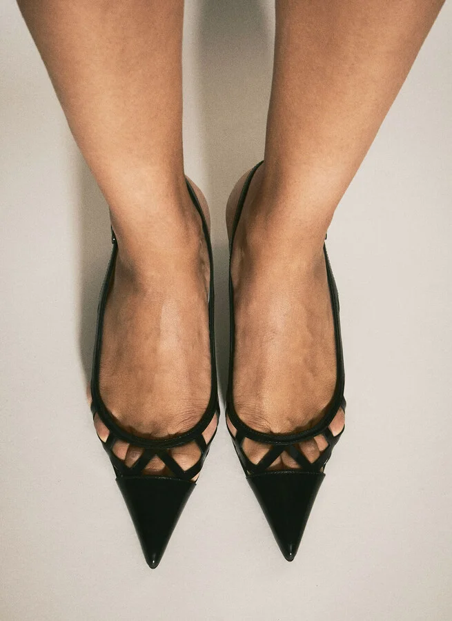 Dolce & Gabbana Patent Leather Slingback Pumps - Woman Heels Black Eu - 38.5 - Image 3