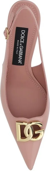 Dolce & Gabbana Pink Leather Pumps - Image 8