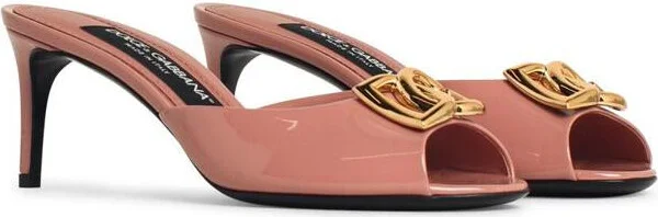 Dolce & Gabbana Pink Leather Sandals - Image 2