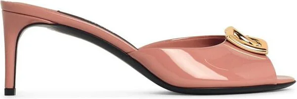 Dolce & Gabbana Pink Leather Sandals
