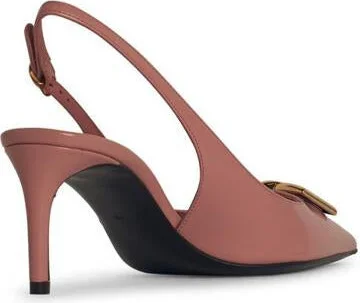 Dolce & Gabbana Pink Leather Sling Back - Image 3