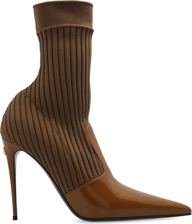 Dolce & Gabbana Pointed-Toe Heeled Boots