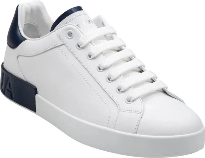 Dolce & Gabbana Portofino Calfskin Sneakers - Image 2