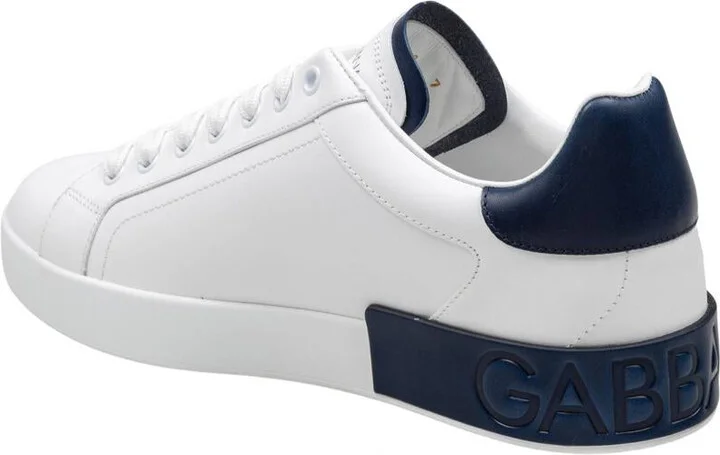 Dolce & Gabbana Portofino Calfskin Sneakers - Image 4