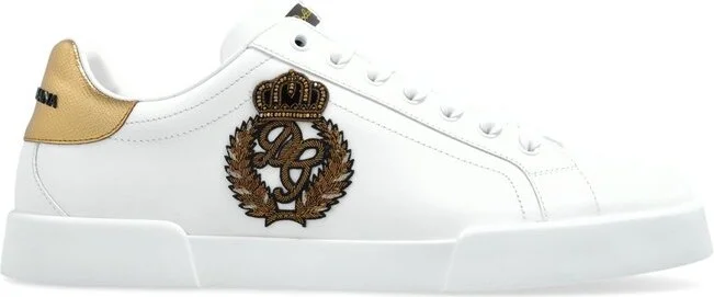 Dolce & Gabbana Portofino Crown Patch Sneakers