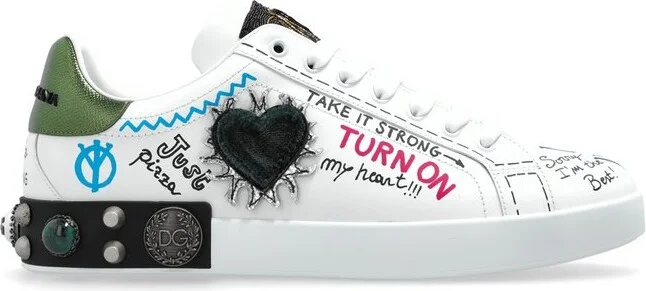 Dolce & Gabbana Portofino Graffiti Sneakers