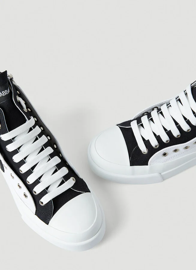 Dolce & Gabbana Portofino High Top Sneakers - Woman Sneakers White Eu - 38 - Image 6