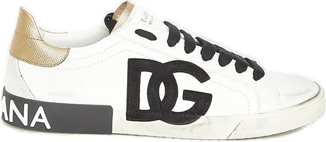 Dolce & Gabbana Portofino Lace-Up Sneakers