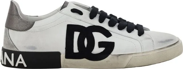 Dolce & Gabbana Portofino Lace-Up Sneakers