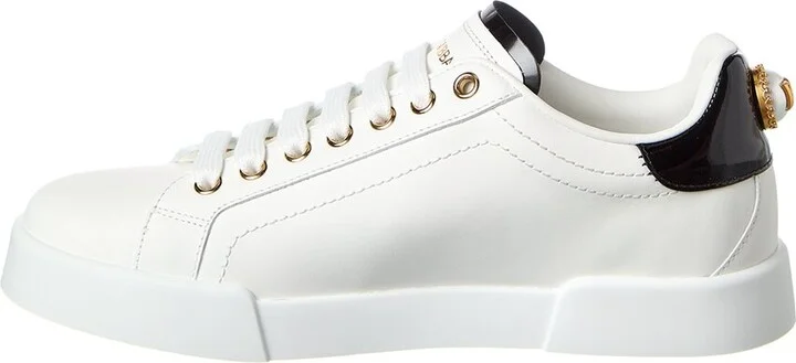 Dolce & Gabbana Portofino Leather Sneaker - Image 2