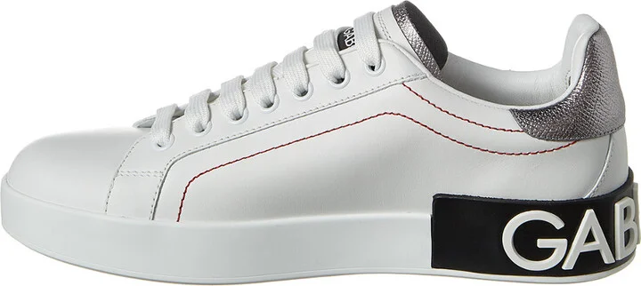 Dolce & Gabbana Portofino Leather Sneaker - Image 2