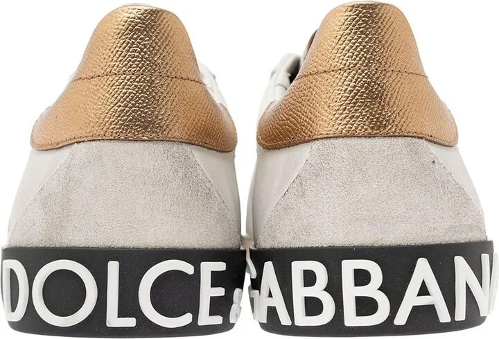 Dolce & Gabbana Portofino Leather Sneakers - Image 4