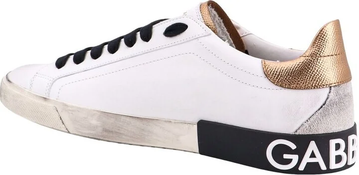 Dolce & Gabbana Portofino Leather Sneakers - Image 6