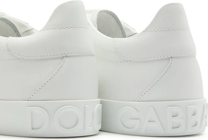 Dolce & Gabbana Portofino Leather Sneakers - Image 3