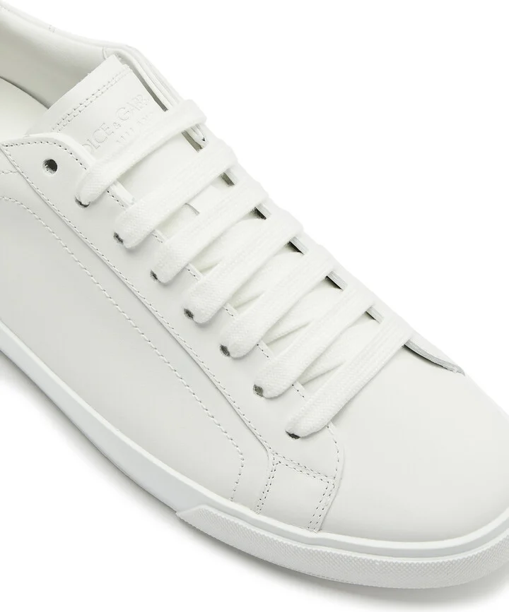Dolce & Gabbana Portofino Leather Sneakers - Image 4