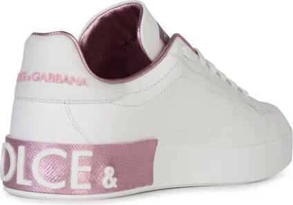Dolce & Gabbana Portofino Leather Sneakers - Image 3