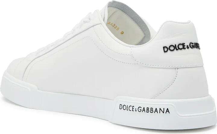 Dolce & Gabbana Portofino Leather Sneakers - Image 2