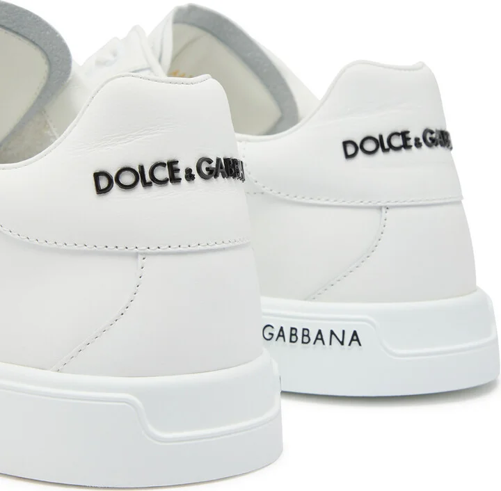 Dolce & Gabbana Portofino Leather Sneakers - Image 4