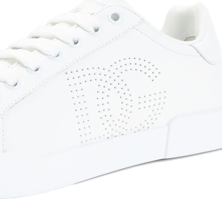 Dolce & Gabbana Portofino Leather Sneakers - Image 2