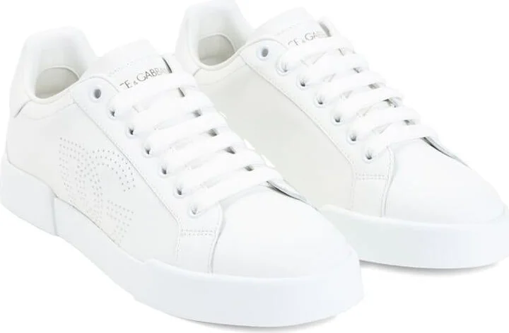Dolce & Gabbana Portofino Leather Sneakers - Image 3
