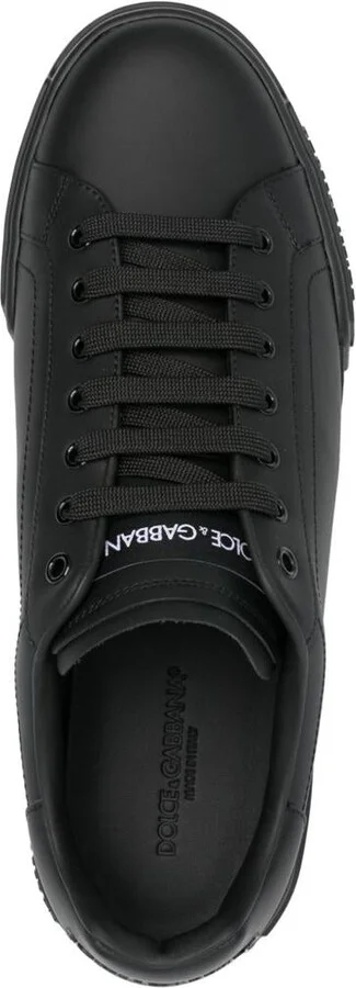 Dolce & Gabbana Portofino Leather Sneakers - Image 4