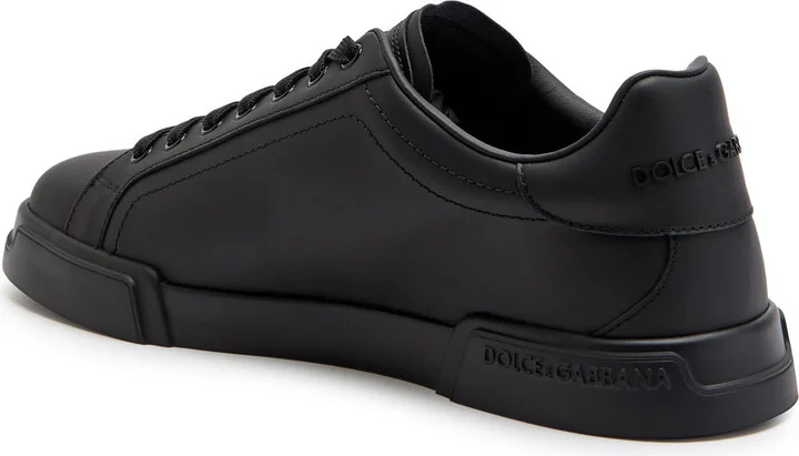 Dolce & Gabbana Portofino Leather Sneakers - Image 2