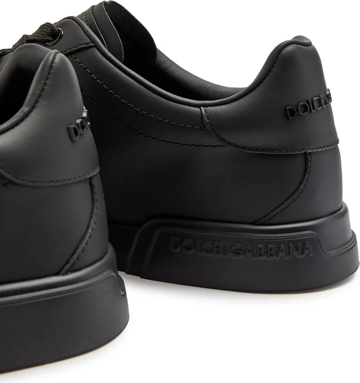 Dolce & Gabbana Portofino Leather Sneakers - Image 4