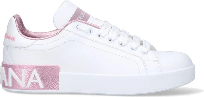 Dolce & Gabbana Portofino Leather Sneakers - Image 4