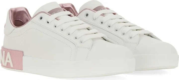 Dolce & Gabbana Portofino Leather Sneakers - Image 7
