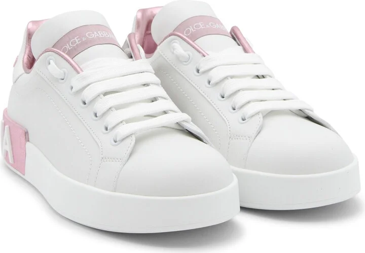 Dolce & Gabbana Portofino Leather Sneakers - Image 10