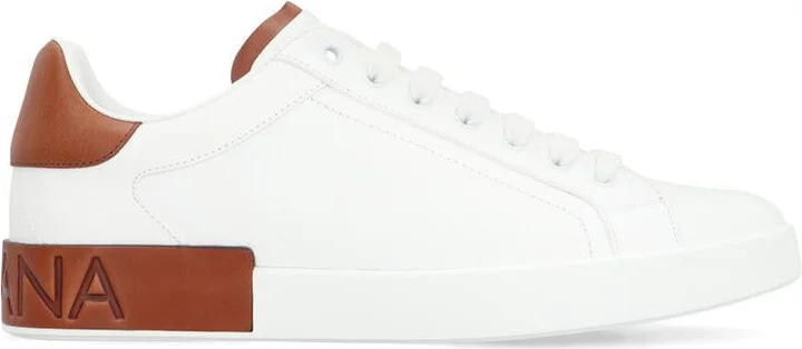 Dolce & Gabbana Portofino Leather Sneakers