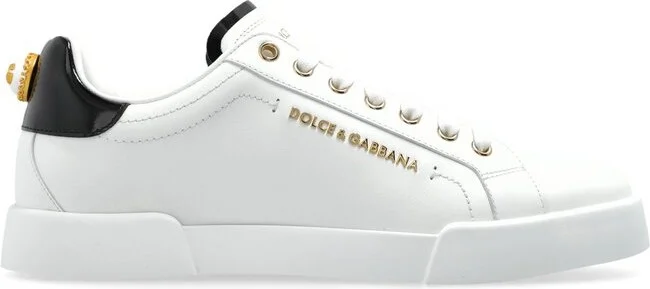 Dolce & Gabbana Portofino Logo Lettering Sneakers