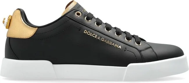 Dolce & Gabbana Portofino Logo Lettering Sneakers