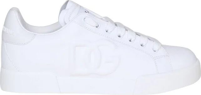 Dolce & Gabbana Portofino Logo-Patch Low-Top Sneakers