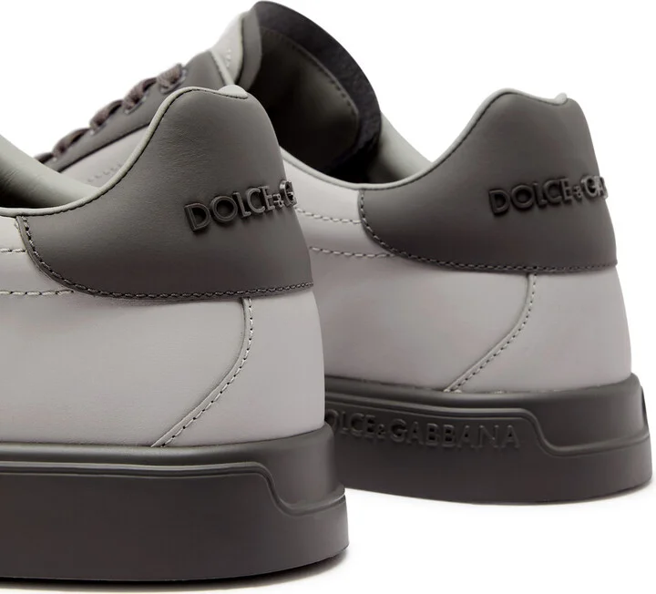 Dolce & Gabbana Portofino Panelled Leather Sneakers - Image 4