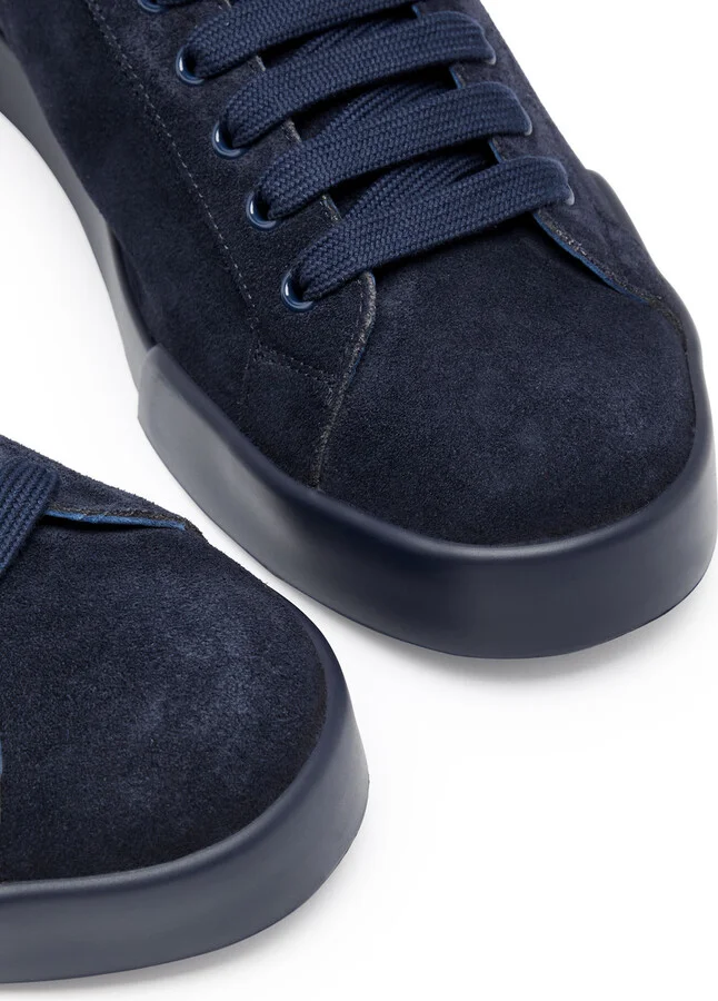 Dolce & Gabbana Portofino Suede Sneakers - Image 3