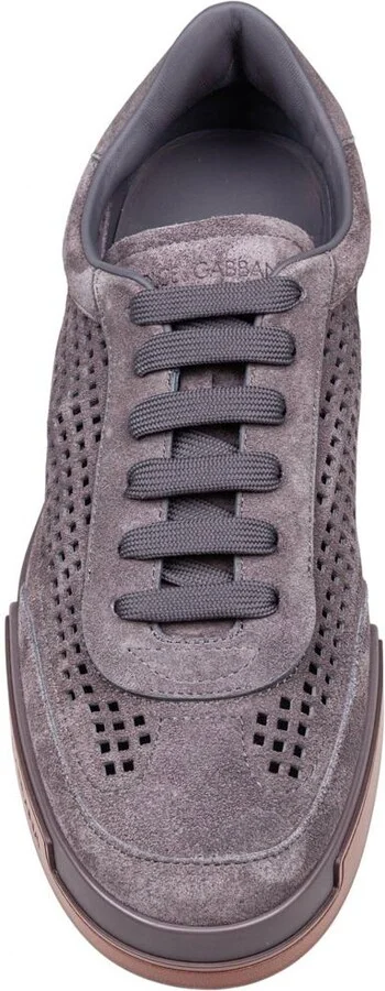 Dolce & Gabbana Portofino Yatch Perforated Reversed Calfskin Sneaker - Image 3