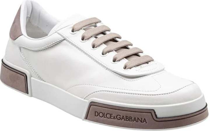 Dolce & Gabbana Portofino Yatch Sneakers In Tumbled Calfskin - Image 2