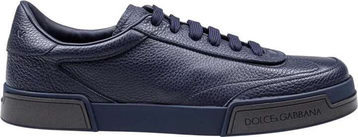 Dolce & Gabbana Portofino Yatch Sneakers In Tumbled Calfskin