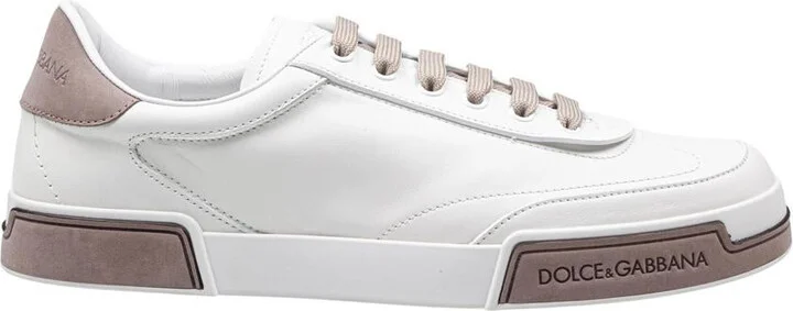 Dolce & Gabbana Portofino Yatch Sneakers In Tumbled Calfskin