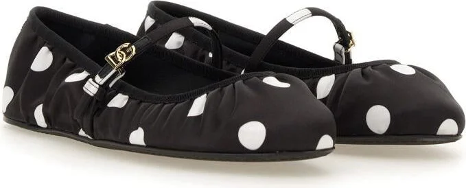 Dolce & Gabbana Printed Satin Ballerina - Image 2