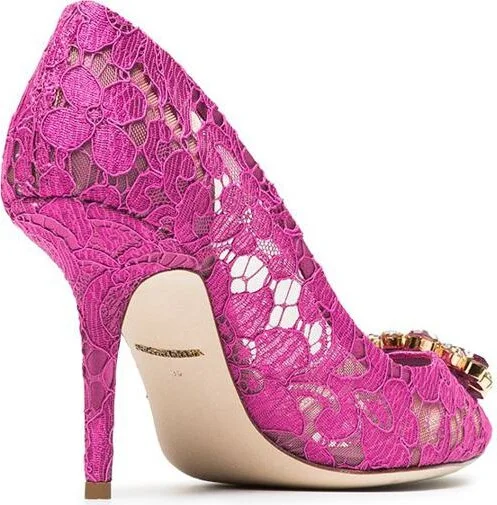 Dolce & Gabbana Rainbow Lace Pumps - Image 2