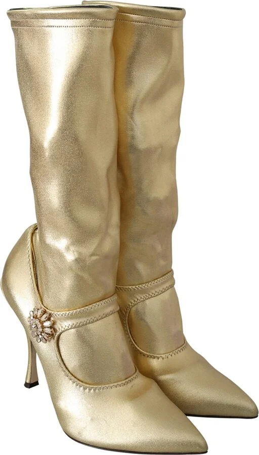 Dolce & Gabbana Rhinestone Ankle Boot