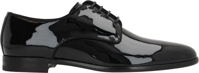 Dolce & Gabbana Round Toe Lace-Up Shoes