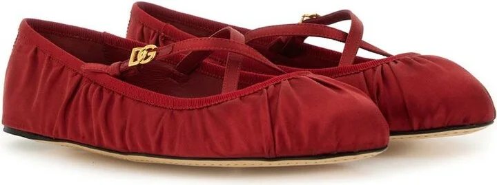 Dolce & Gabbana Satin Ballerina - Image 2
