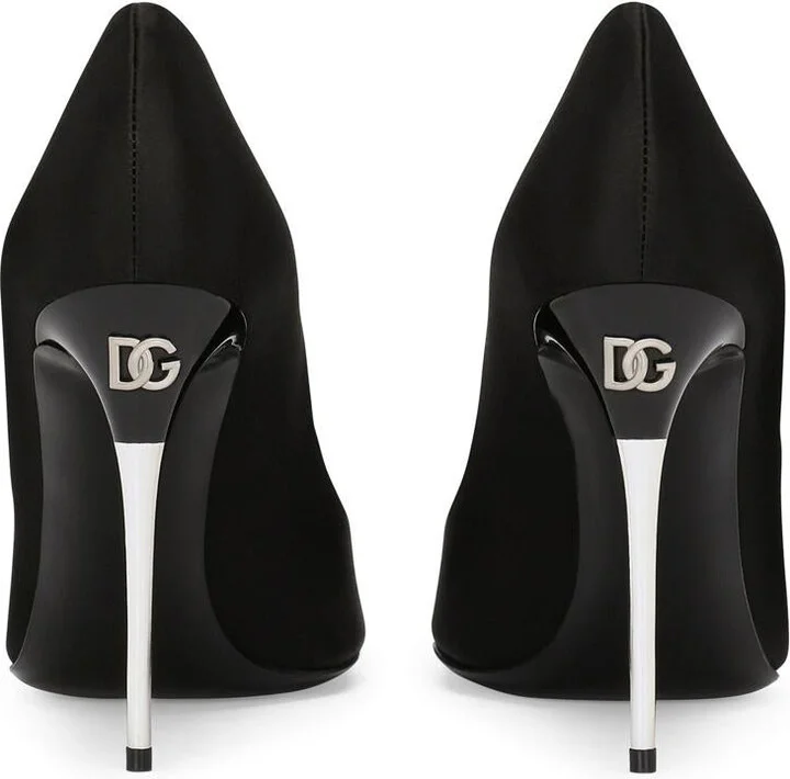 Dolce & Gabbana Satin Décolleté Shoes - Image 3