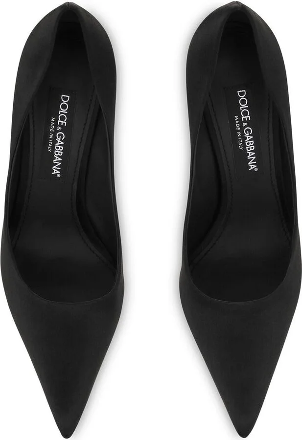 Dolce & Gabbana Satin Décolleté Shoes - Image 4