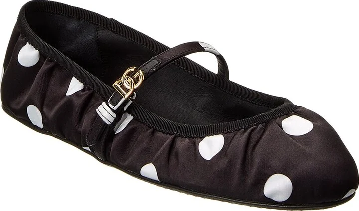 Dolce & Gabbana Satin Flat
